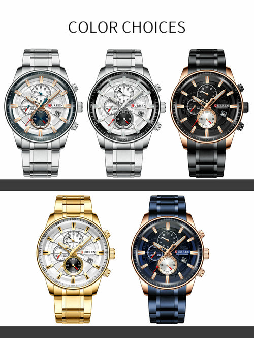 Watch Men Top Luxury Brand Waterproof Quartz Mens Watches